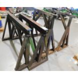 4 Steel Trestles (Located Rugby. Please Refer to General Notes)