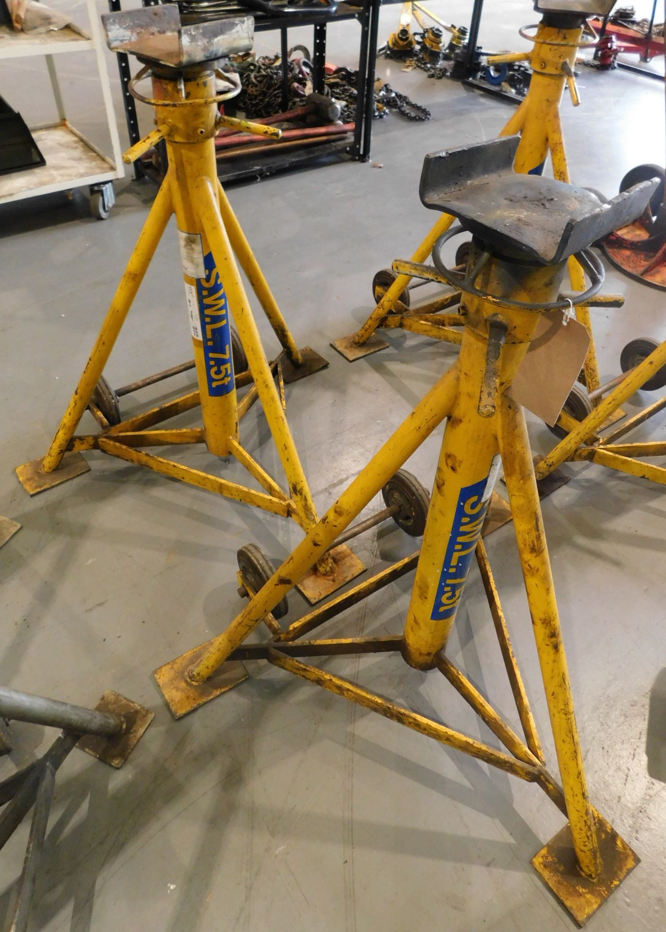 Pair of Somers AS10 7.5t Adjustable Axle/Chassis Stands (Located Rugby. Please Refer to General - Image 2 of 3