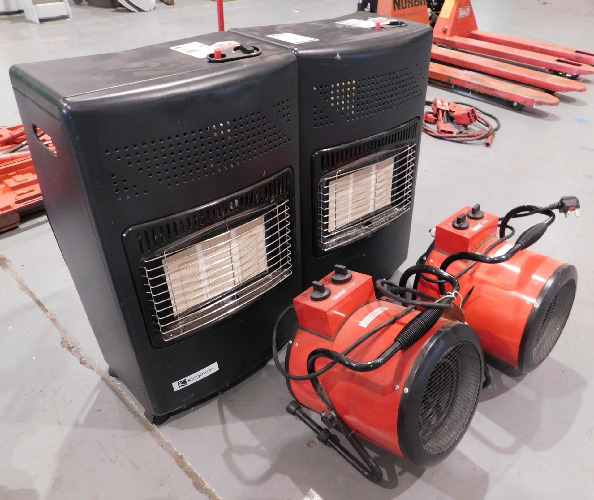 2 Gas Heaters & 2 Draper ESH2800B, 240v Space Heaters (Located Rugby. Please Refer to General - Image 2 of 5
