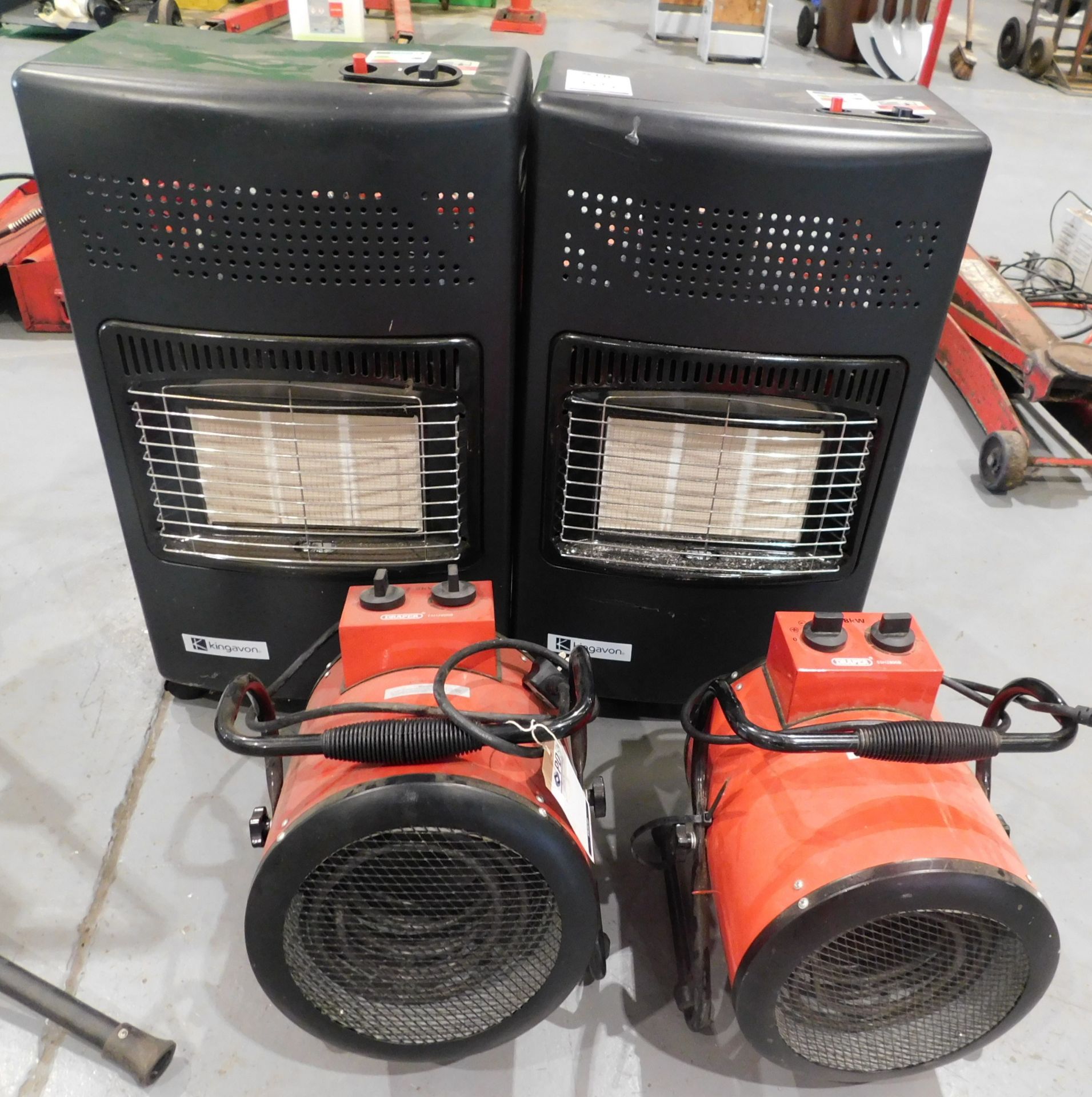 2 Gas Heaters & 2 Draper ESH2800B, 240v Space Heaters (Located Rugby. Please Refer to General - Image 5 of 5