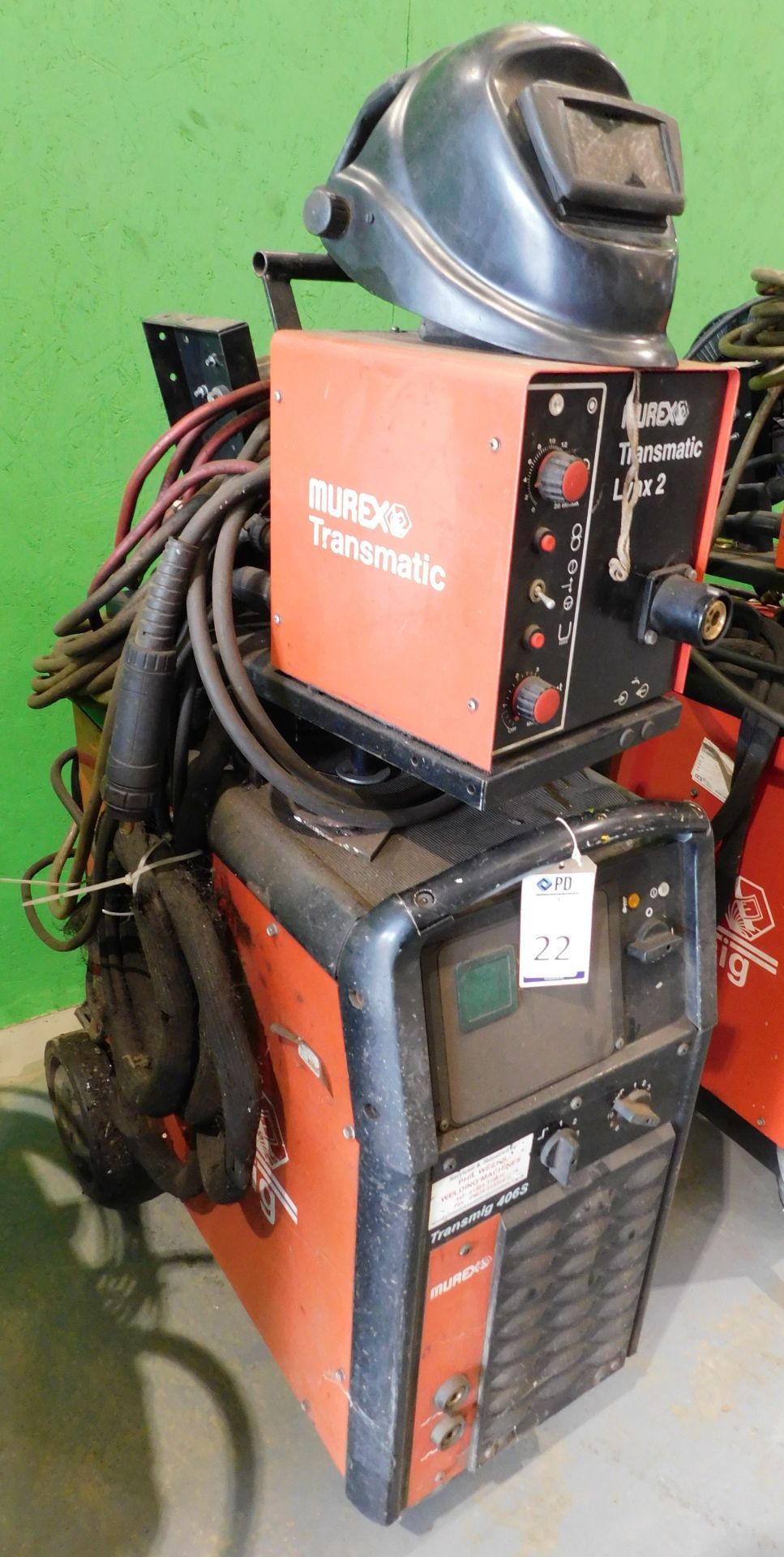 Murex Trans-Mig 406S Welder with Transmatic Lynx2 Wire Feed Unit (Located Rugby. Please Refer to - Image 2 of 8