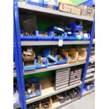 Rack & Contents of Pneumatic Fittings, Pipe Fittings & Multi Drawer Trays (Located Rugby. Please