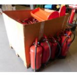 Pallet of Fire Extinguishers (Located Rugby. Please Refer to General Notes)