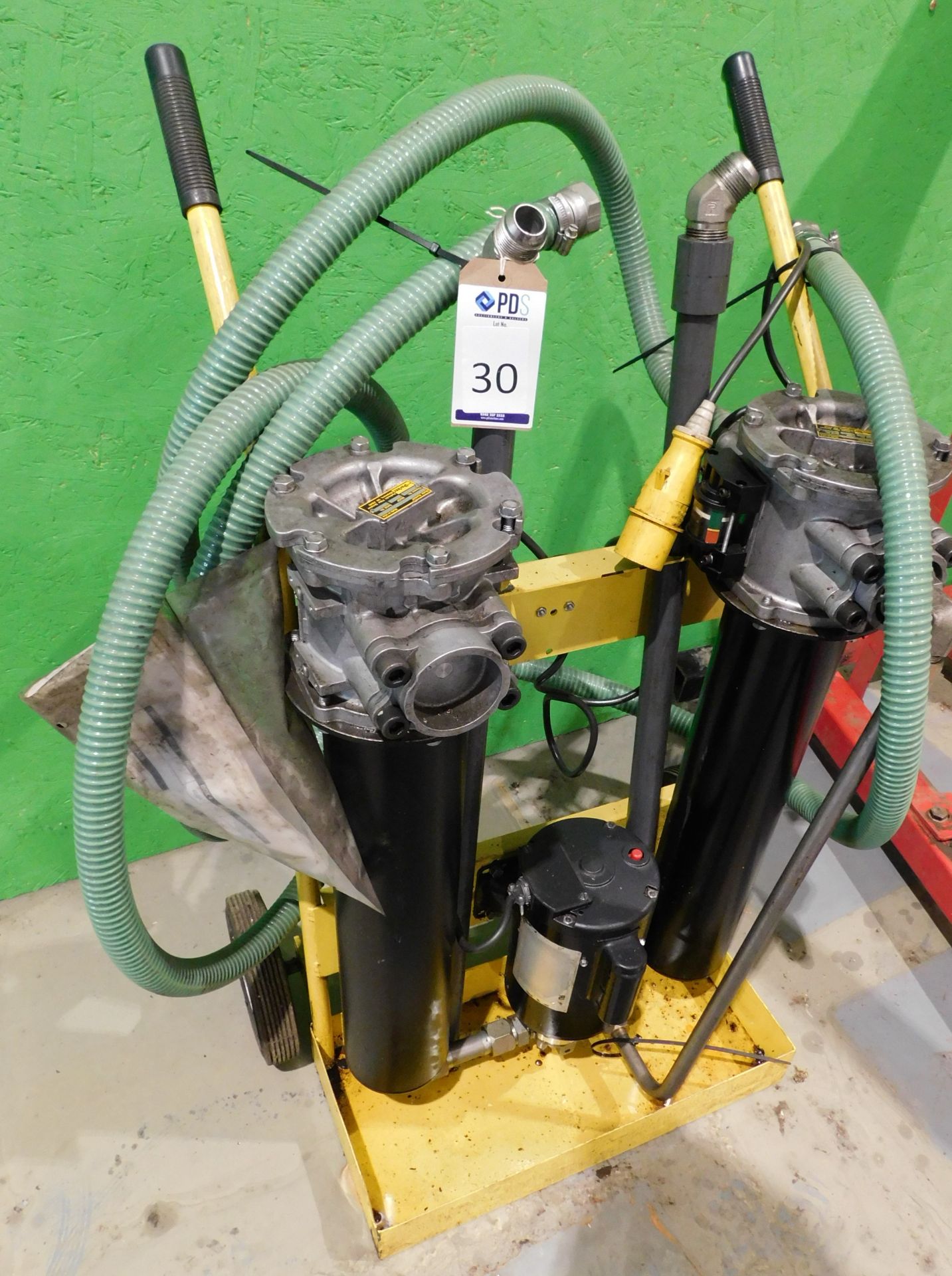 Parker Twin Hydraulic Pump Trolley, 110v (Located Rugby. Please Refer to General Notes)