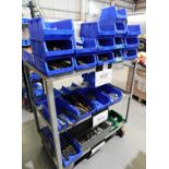 3-Tier Trolley & Contents of Washers & Bolts etc (Located Rugby. Please Refer to General Notes)