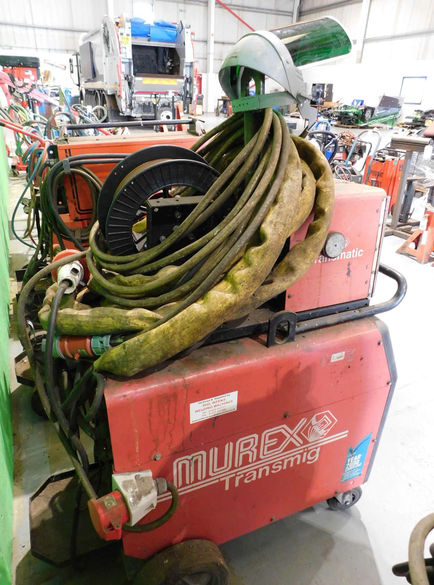 Murex Transmig 413S Welder with Transmatic 4x4 EHD Wire Feed (Located Rugby. Please Refer to General - Image 3 of 7