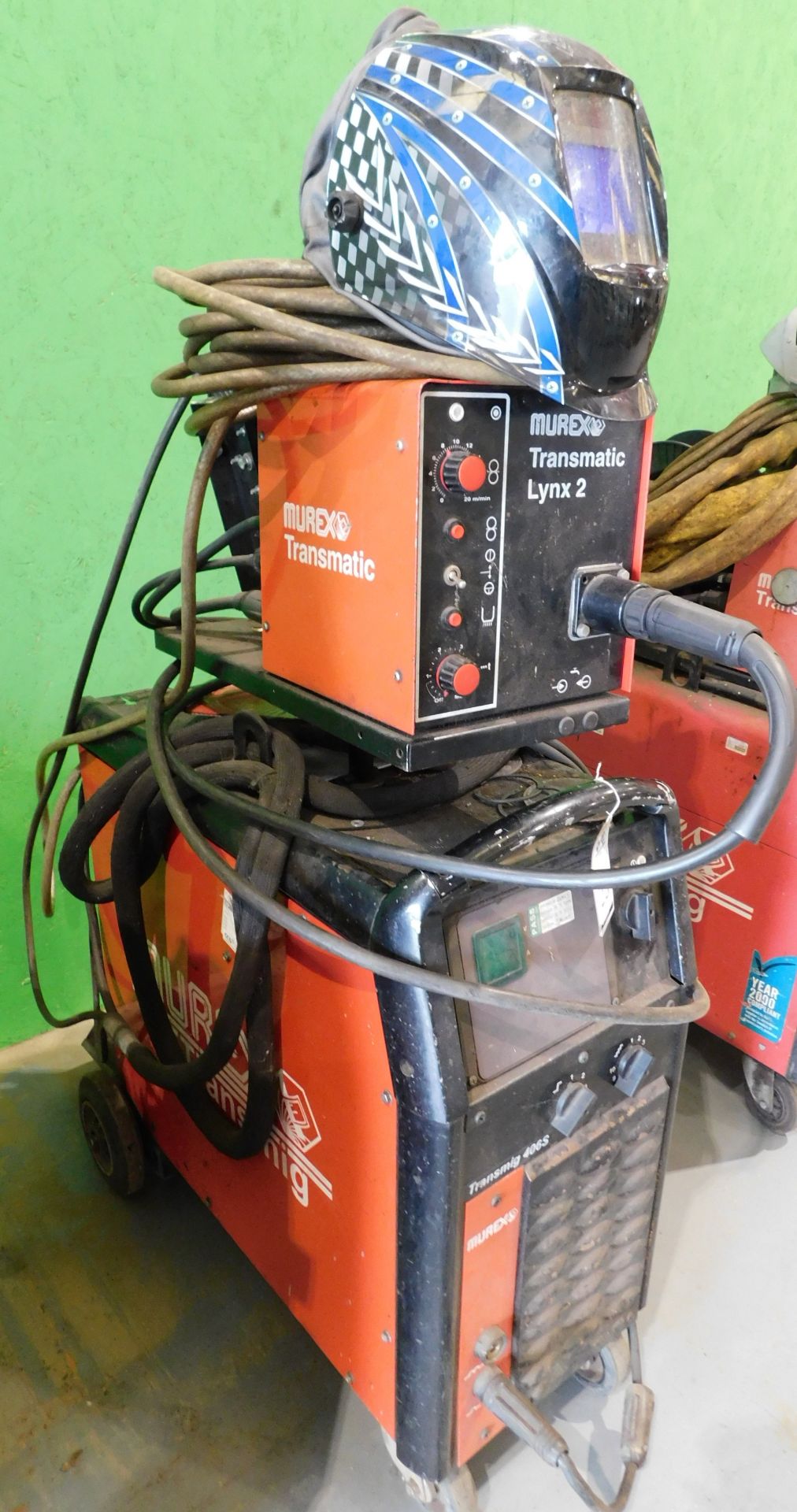 Murex Trans-Mig 406S Welder with Transmatic Lynx2 Wire Feed Unit (Located Rugby. Please Refer to - Image 2 of 8