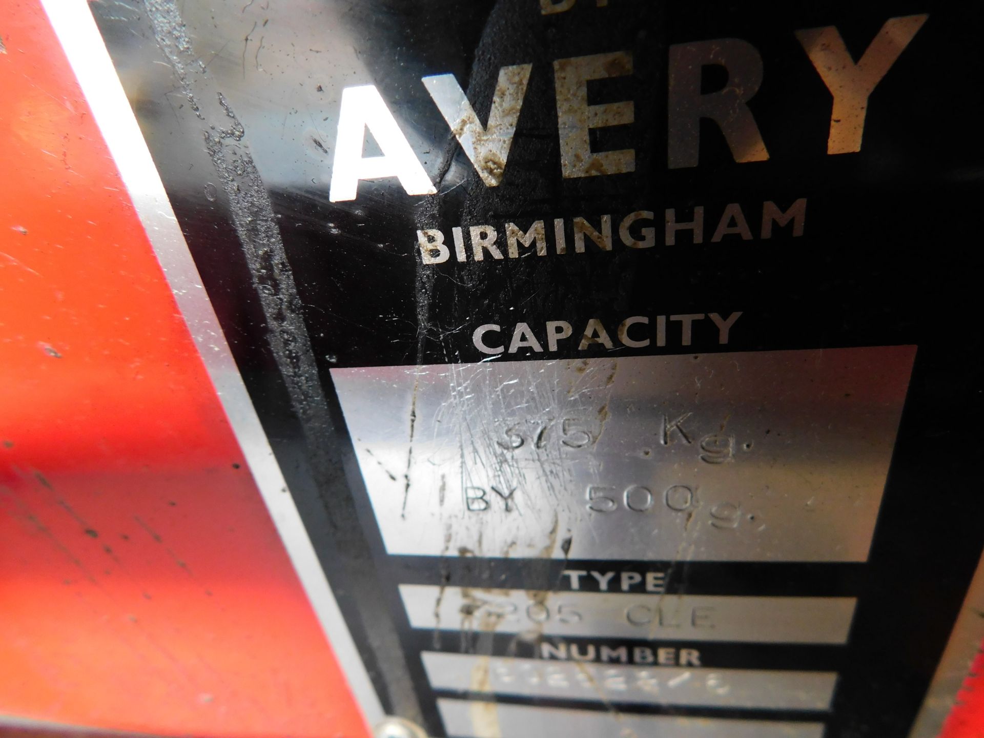 Avery 258 Platform Scale, 205CLE, 375kg by 500g Capacity (Located Rugby. Please Refer to General - Image 7 of 7