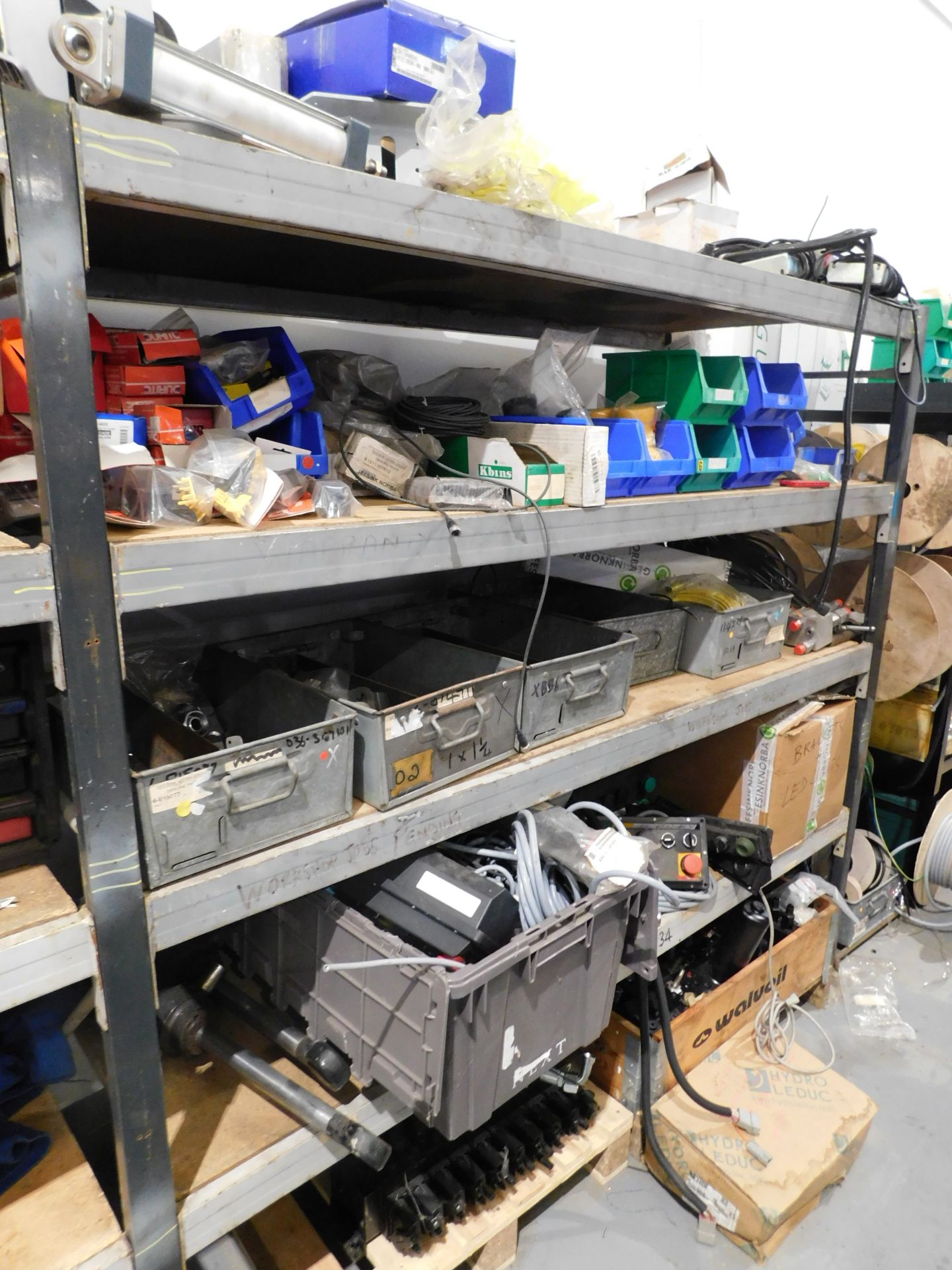 2 Bays of Racking & Contents of Various Commercial Vehicle Components & Cable Reels (Located - Image 8 of 18