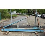 Mobile A Frame Lifting Gantry (Decommissioned) & Crate of Accessories (Located Rugby. Please Refer