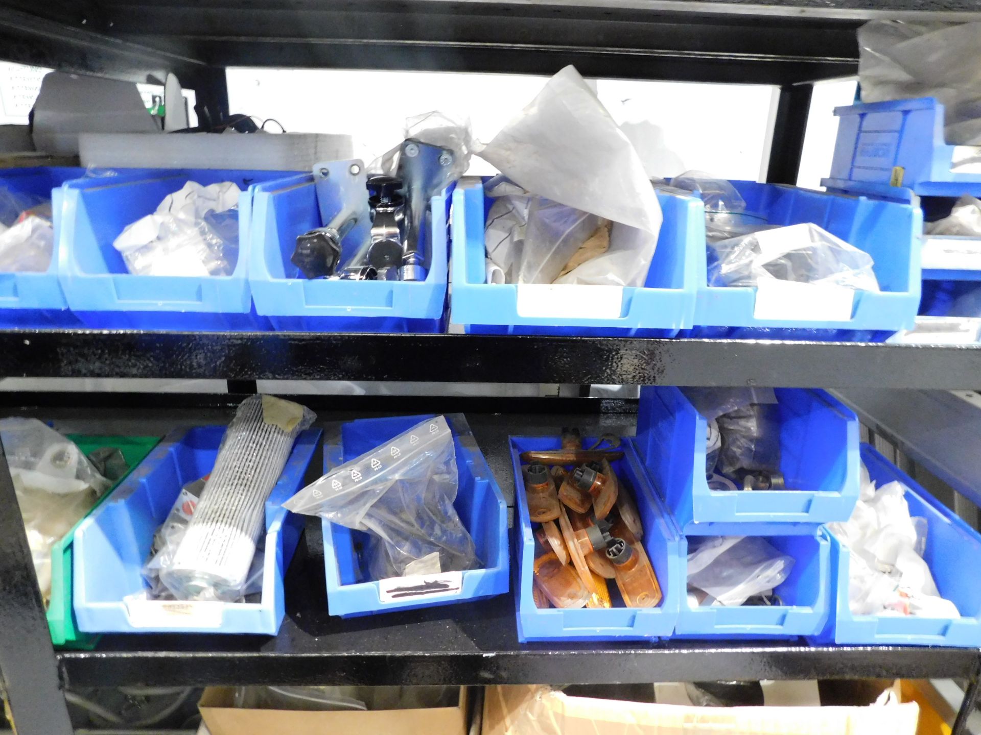 2 Bays of Racking & Contents of Various commercial Vehicles Parts etc to include Reflectors, - Image 7 of 8