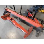 Large Capacity Spreader Bar with Barrell Clamp (Located Rugby. Please Refer to General Notes)