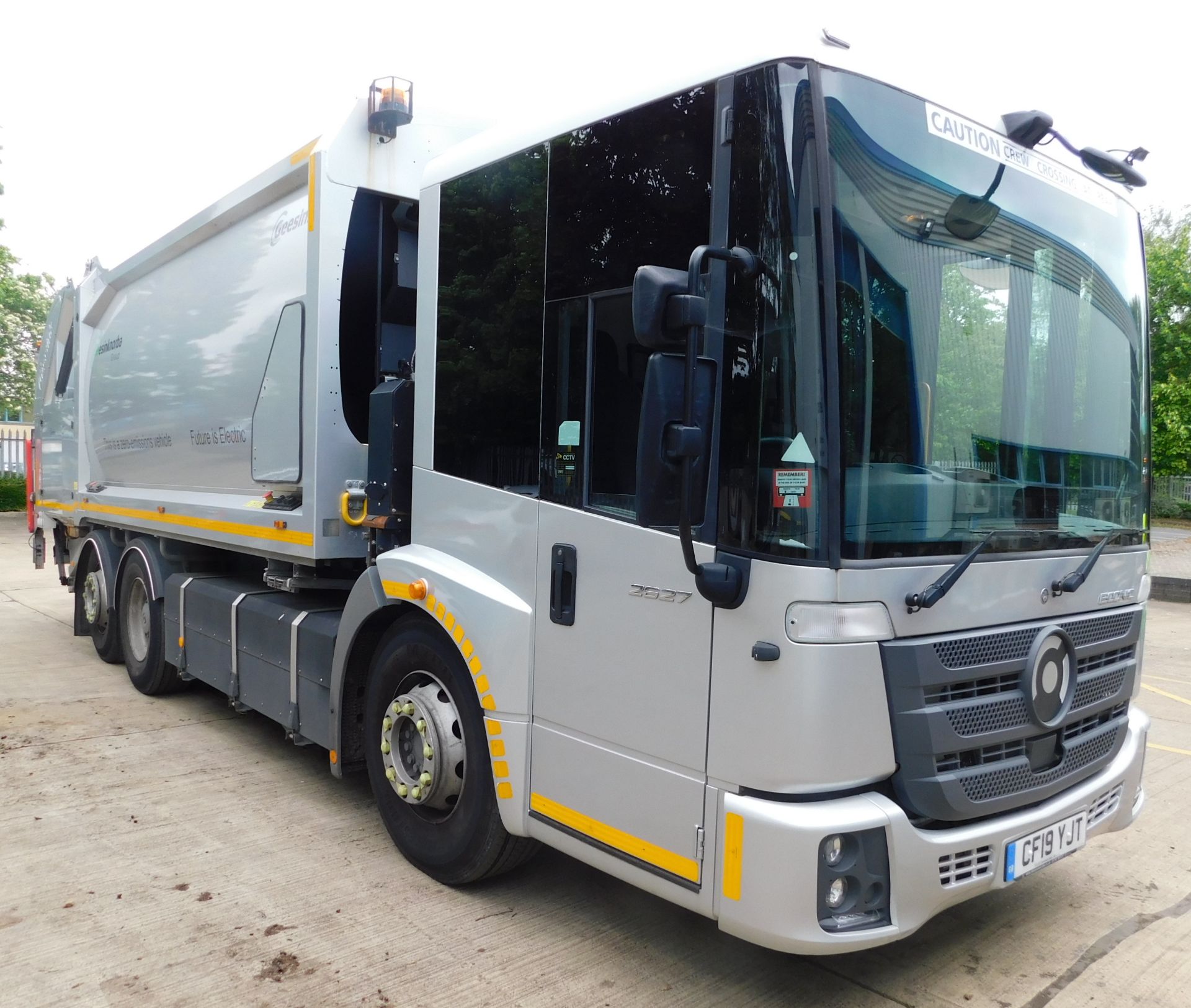 Mercedes/Econic EMOSS 2620, NGE-L62N, 6x2, Rear Axle Steer, Electric Refuse Disposal Lorry, GPM 4 - Bild 2 aus 32