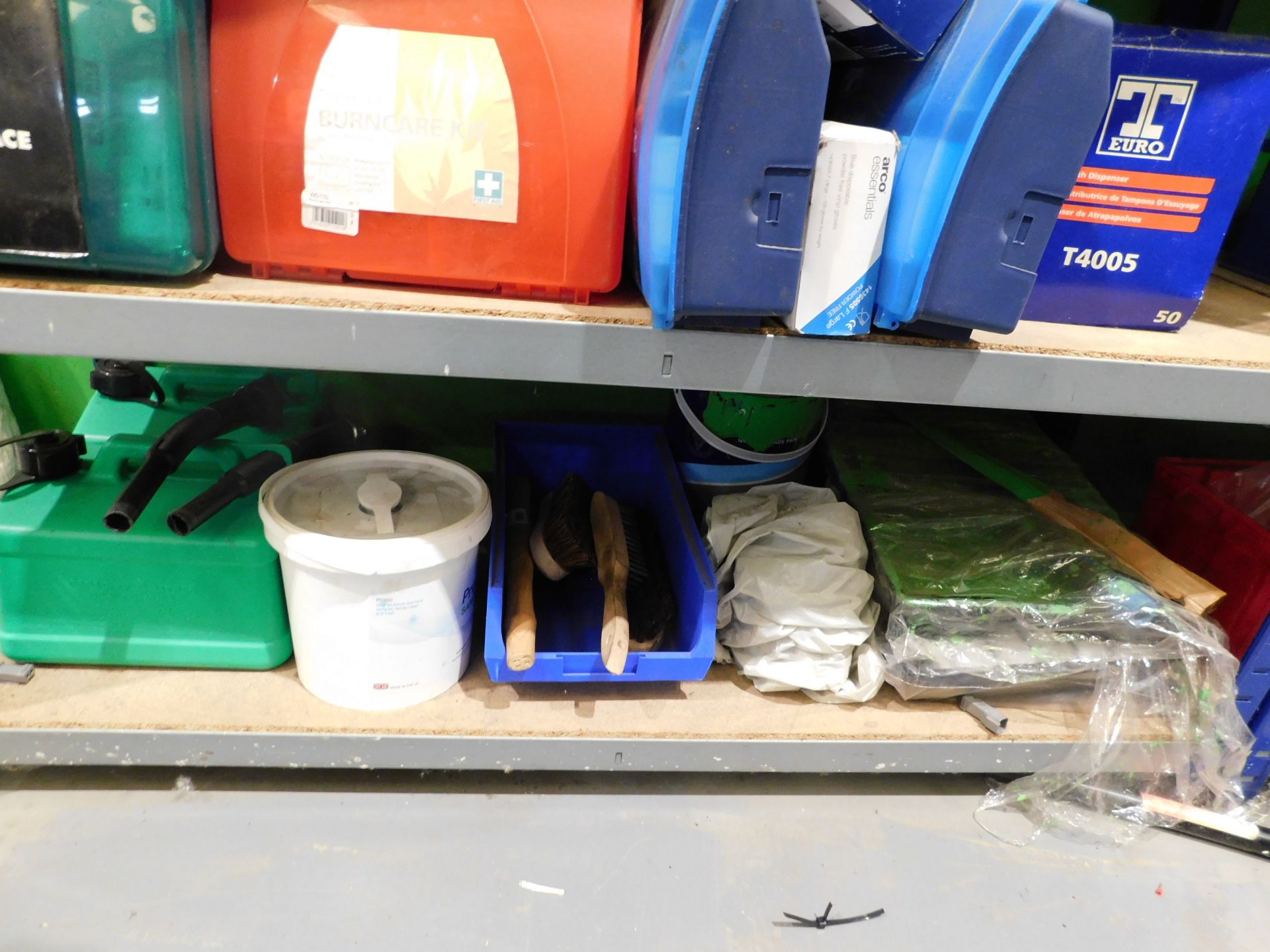 Rack & Contents of Assorted First Aid Kits, Fuel Cans, Harnesses, Reflective Tape etc (Located - Image 4 of 5