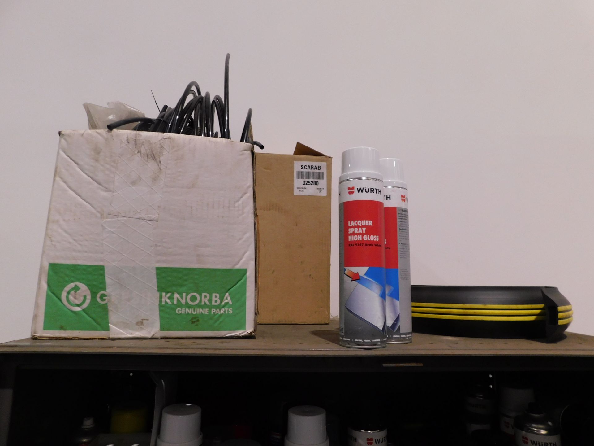 2 Double Door Cabinets & Contents of Assorted Sprays Cans, Adhesives Etc. (Located Rugby. Please - Image 3 of 9
