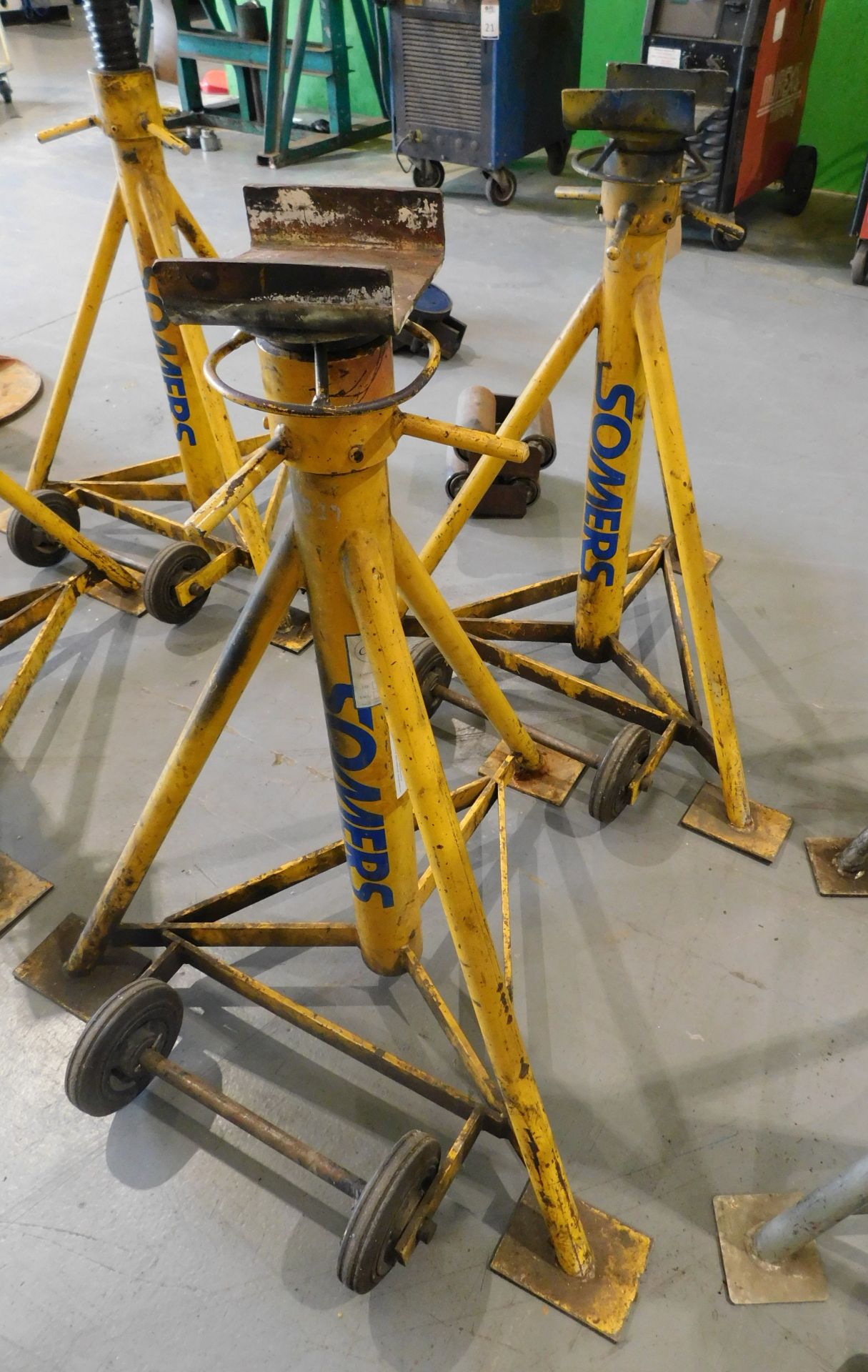 Pair of Somers AS10 7.5t Adjustable Axle/Chassis Stands (Located Rugby. Please Refer to General - Image 3 of 3