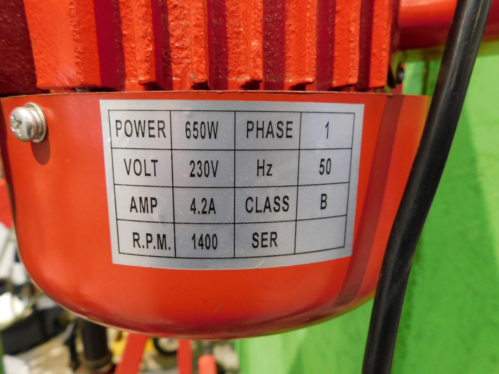 Sealey GDM200F/VS 16mm Variable Speed Pillar Drill, 240v (2017) Serial Number 01012 with Machine - Image 7 of 8