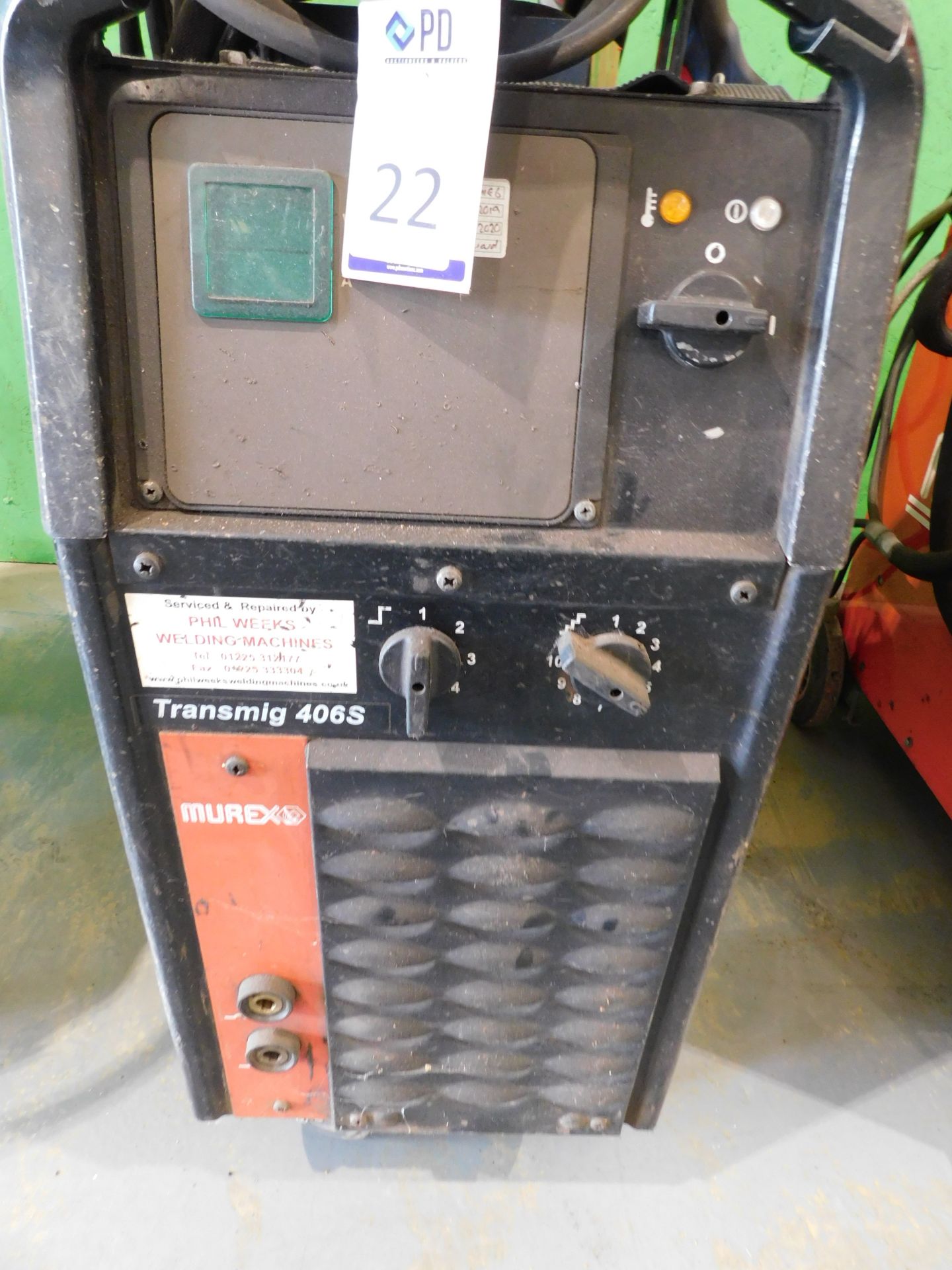 Murex Trans-Mig 406S Welder with Transmatic Lynx2 Wire Feed Unit (Located Rugby. Please Refer to - Image 7 of 8