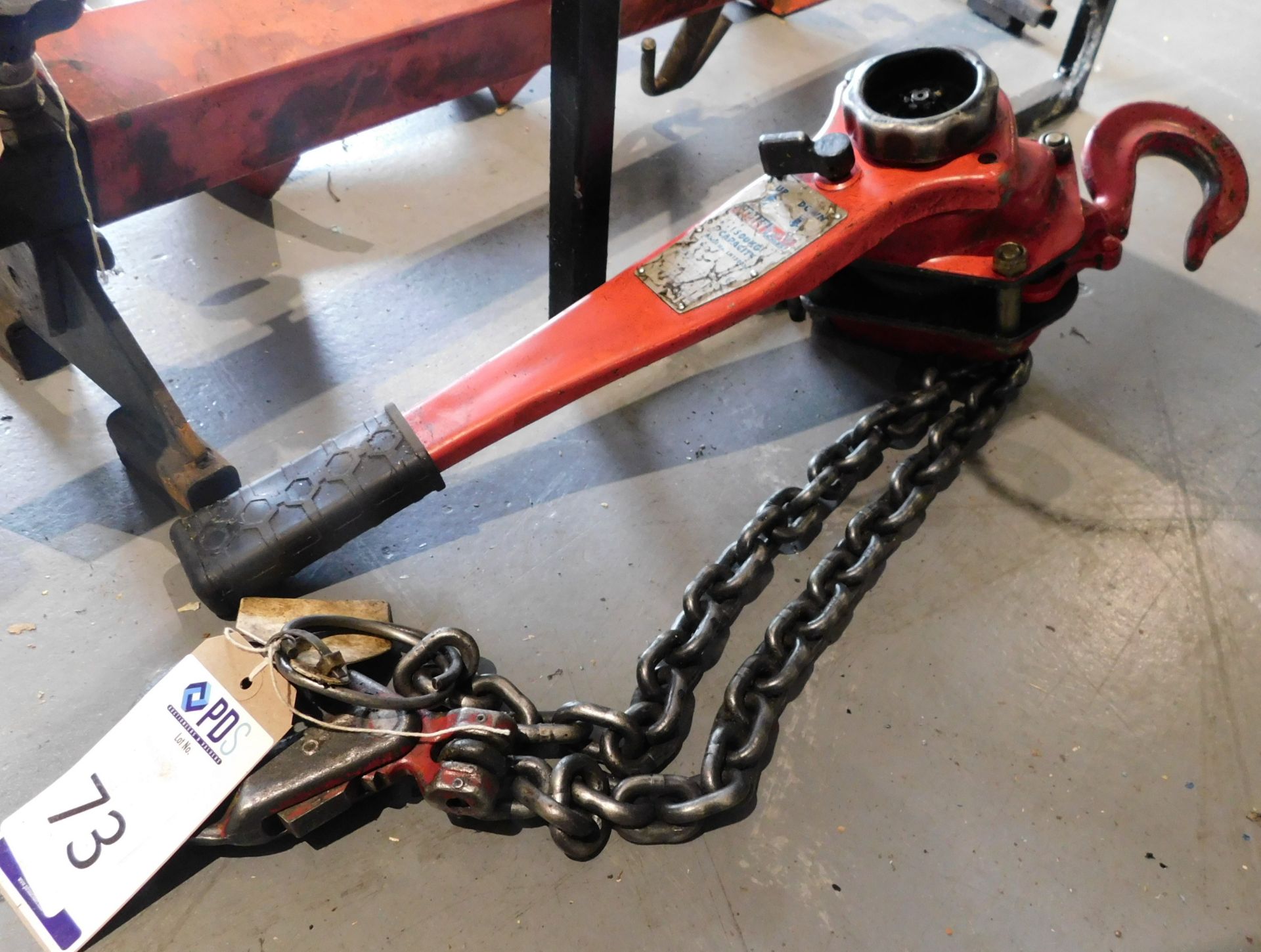 Sealey Lever Hoist,1.5ton (Located Rugby. Please Refer to General Notes)