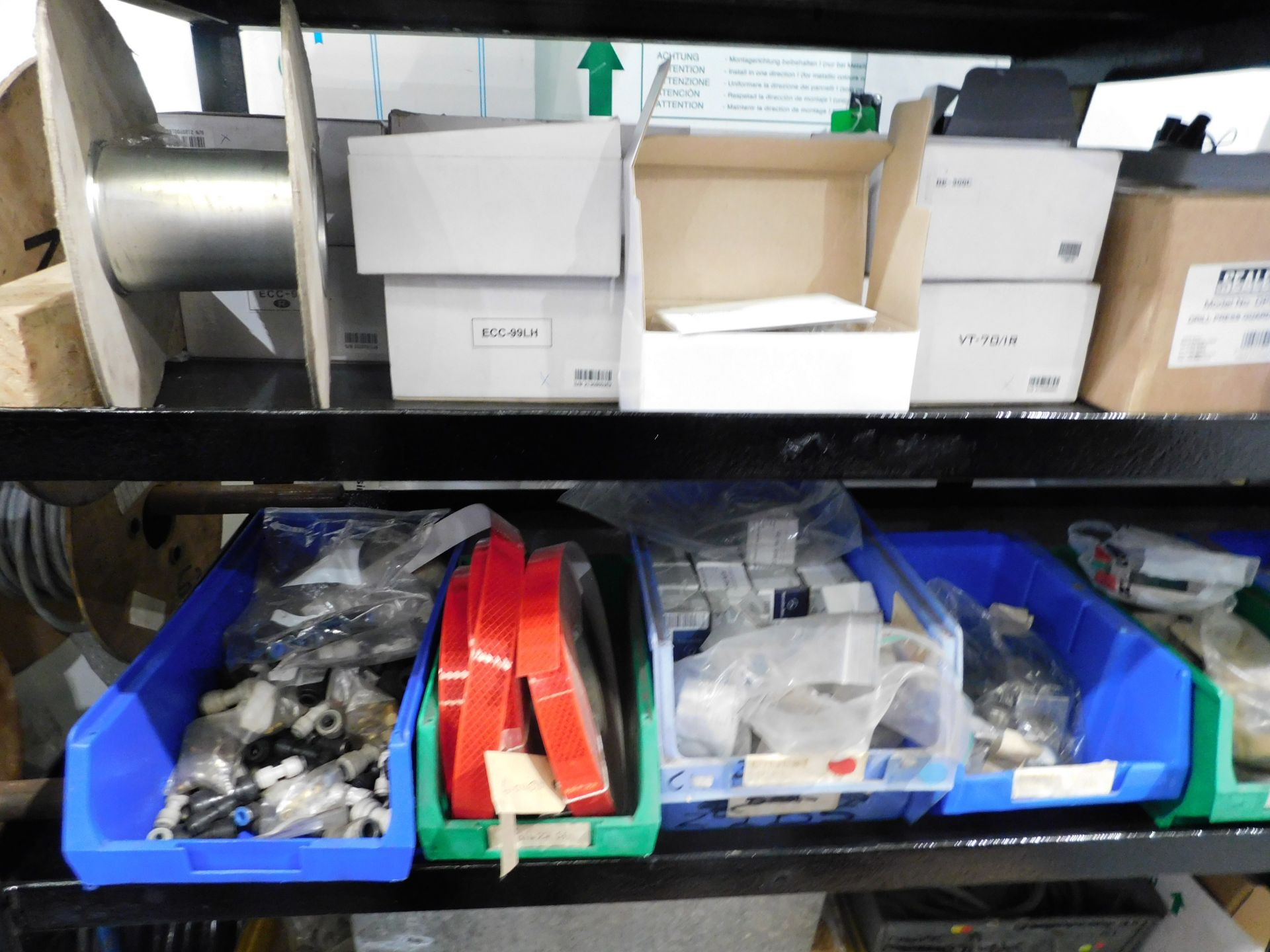 2 Bays of Racking & Contents of Various commercial Vehicles Parts etc to include Reflectors, - Image 4 of 8