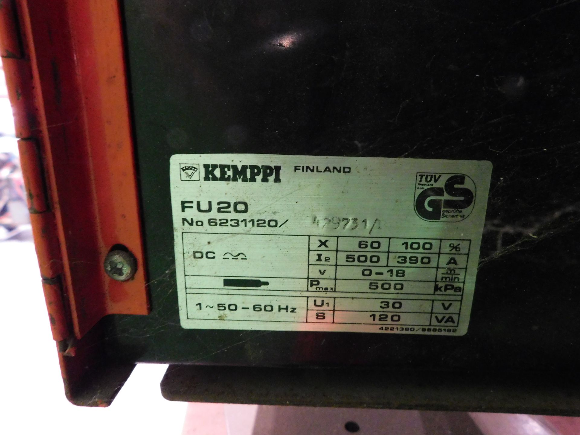 Kemppi PS3500 Welder witrh FP5SH FU 20 Wire Feed (Located Rugby. Please Refer to General Notes) - Bild 8 aus 8