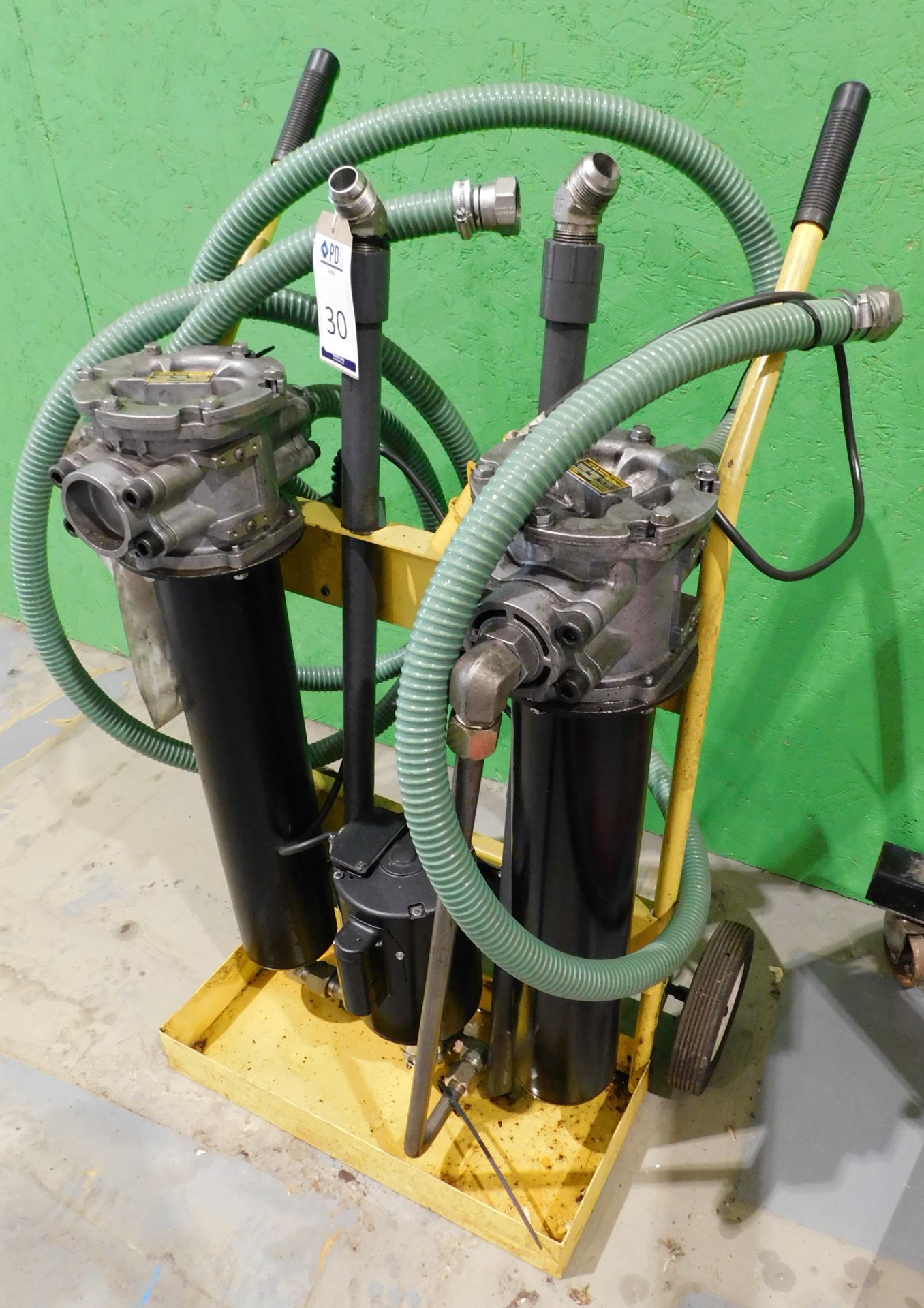 Parker Twin Hydraulic Pump Trolley, 110v (Located Rugby. Please Refer to General Notes) - Image 2 of 4