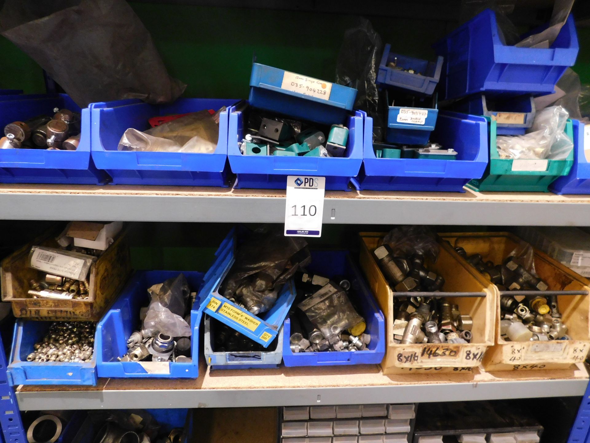 Rack & Contents of Pneumatic Fittings, Pipe Fittings & Multi Drawer Trays (Located Rugby. Please - Image 3 of 4