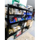 2 Bays of Racking & Contents of Various commercial Vehicles Parts etc to include Reflectors,