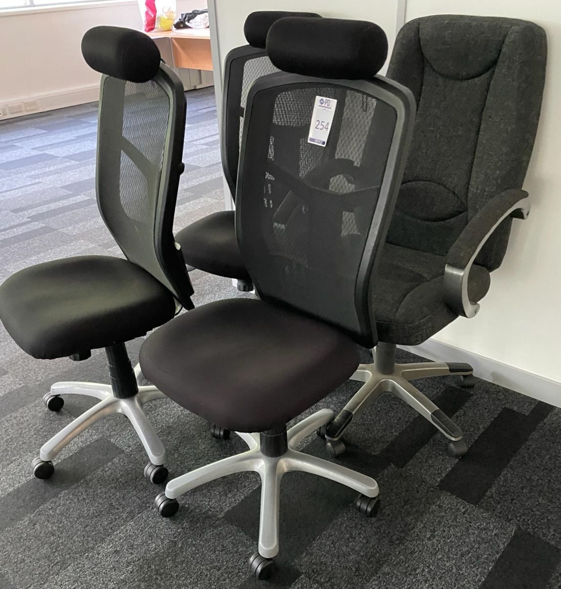Four Various Operators Chairs (Located Rugby. Please Refer to General Notes)