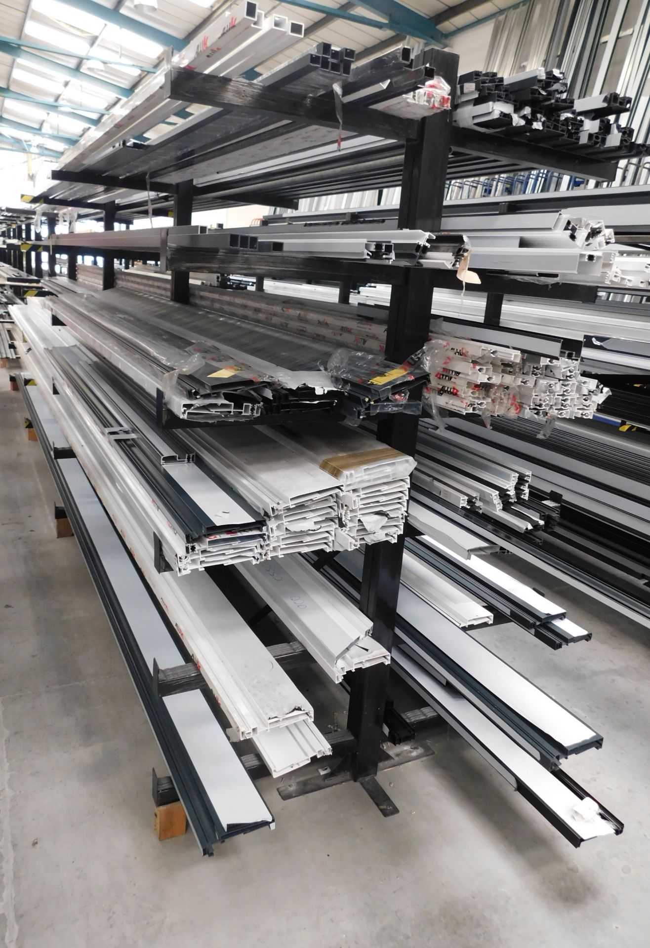 Double Sided Cantilever Heavy Duty Stock Rack (Contents not Included ...