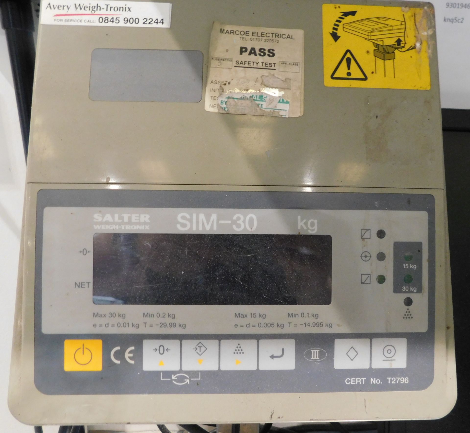 Salter SIM-30 Electronic Bench Scales (Located Rugby. Please Refer to General Notes) - Image 2 of 2