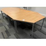 5-Section Boardroom Table (Located Rugby. Please Refer to General Notes)