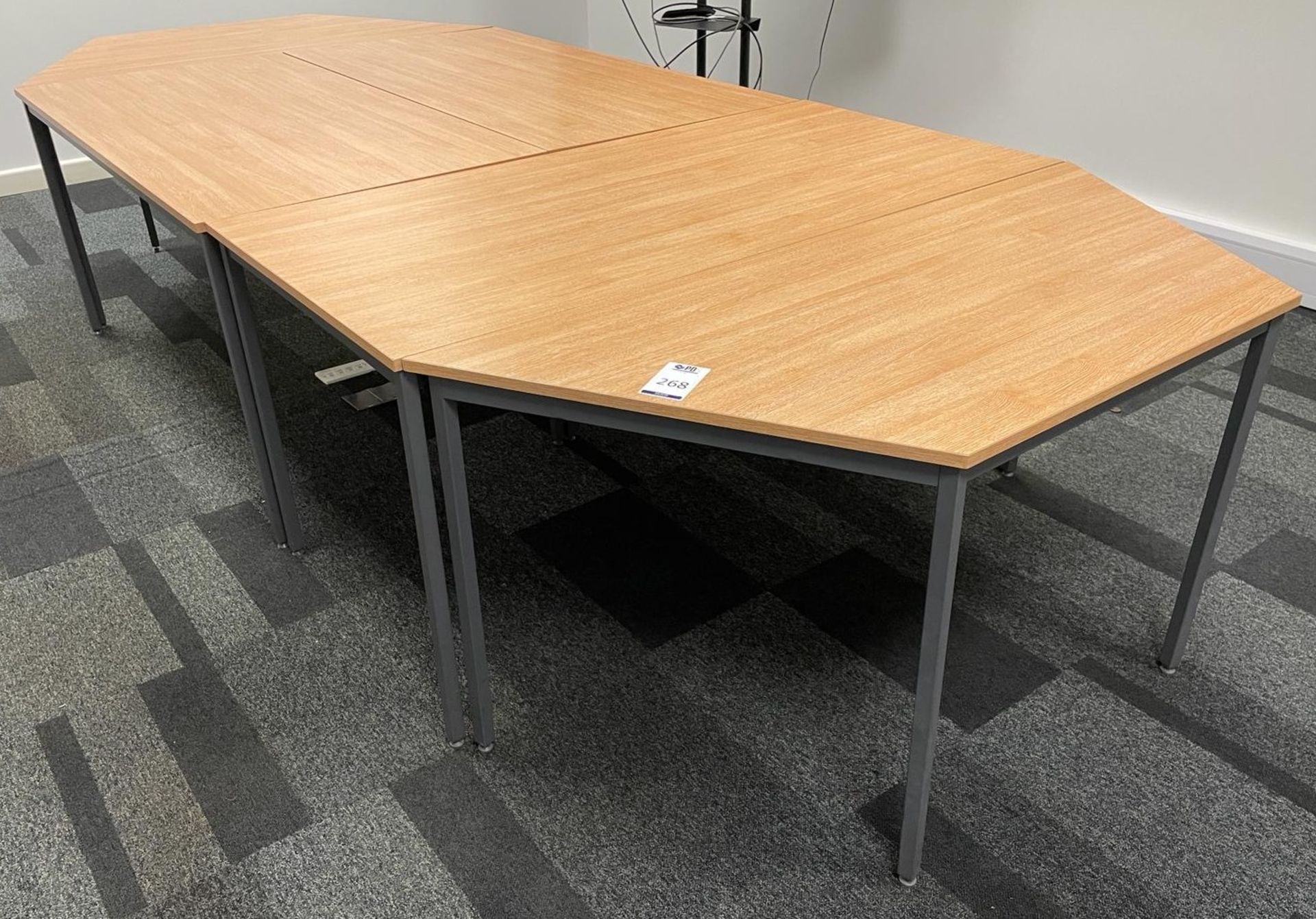 5-Section Boardroom Table (Located Rugby. Please Refer to General Notes)