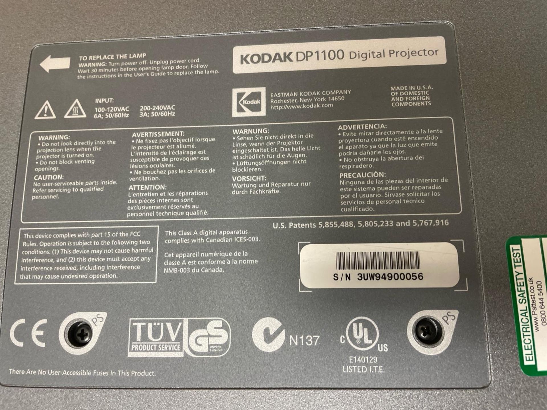 3 Various Projectors (Located Rugby. Please Refer to General Notes) - Image 2 of 4