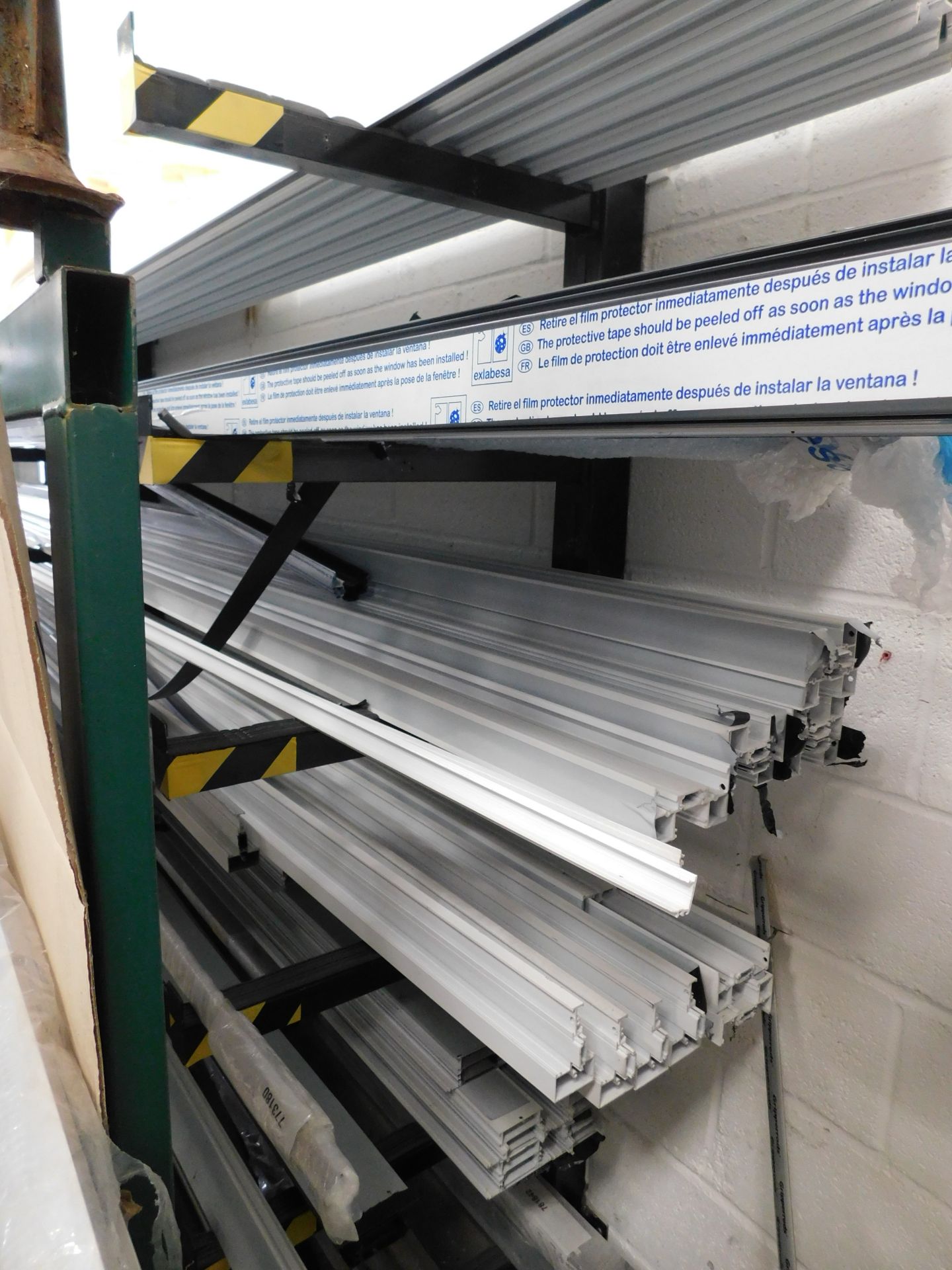 Wall Mounted Stock Rack Comprising 4 Uprights (Contents not Included ...