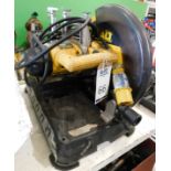 DeWalt DW872L/XW Portable Cut off Saw. 110v, Serial Number 300817 (Located Rugby. Please Refer to