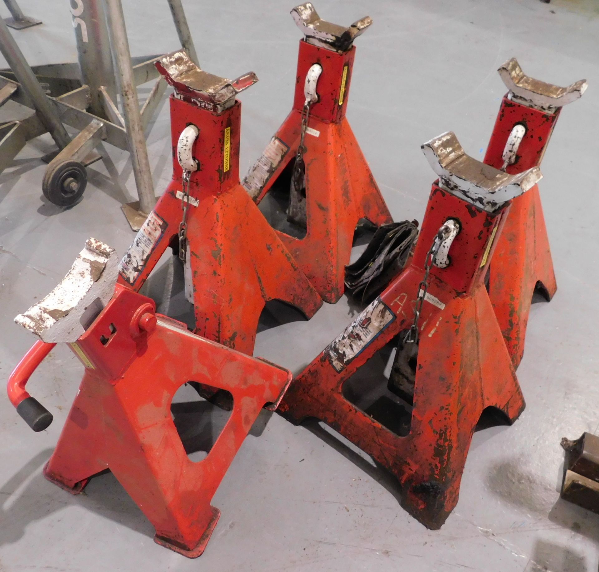 5 Sealey Axle Stands (4x12t & 1x6t) (Located Rugby. Please Refer to General Notes) - Image 3 of 3