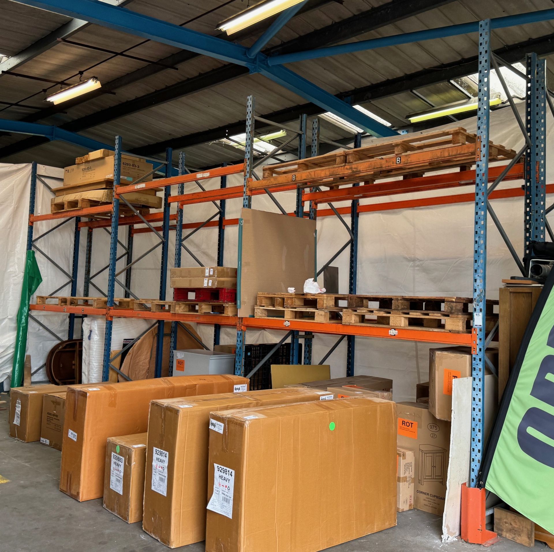 H 8413 Racking 6 Bays of Boltless Racking (Location: Northampton. Please Refer to ...