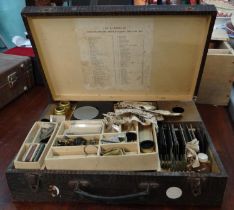 Cased General Science and Light Educational set containing various scientific instruments and