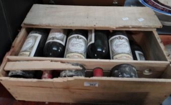 Case containing eleven bottles of vintage French wine 'Chateau Rauzan Gassies, Margaux' 1973. (B.
