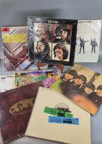 Collection of Beatles vinyl LP records to include: 'Help', stereo PCS3071 (2), 'Please Please Me',