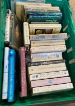 Three boxes of books to include: various by Rosamunde Pilcher, Penelope Lively first editions; 'Heat