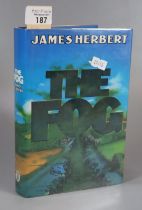 Herbert, James; 'The Fog', first edition, published by New English Library 1975. Black cloth bound