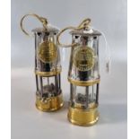Two Eccles vintage Miner's safety lamps type 6 Ministry of Power and type GR6S-MQ. (2) (B.P. 21% +