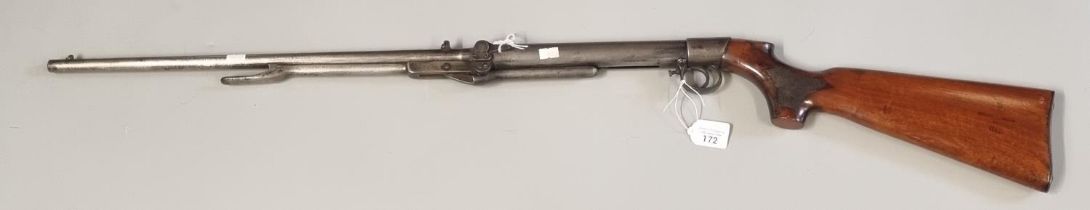 Vintage BSA underlever air rifle with chequered semi-pistol grip stock. OVER 18S ONLY. (B.P. 21% +