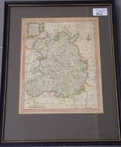 C Smith, 'A New Map of England and Wales, comprehending the whole of the Turnpike roads with the
