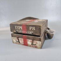 WWII period RAF aircraft compass, type R8 No. 137317B, with Air Ministry Crown and fitted box. As