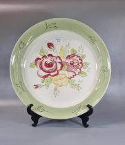 Royal Albert 'Rose Garden' round platter in original box. 42cm diameter approx. (B.P. 21% + VAT)