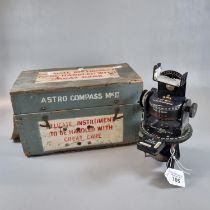 Probably WWII period RAF Astro compass Mark II, 6A-1174. In original fitted box. (B.P. 21% + VAT)