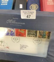 Great Britain collection of First Day Covers in five albums and Millennium box. (B.P. 21% + VAT)